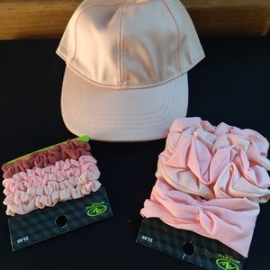 Cap and hair accessories set